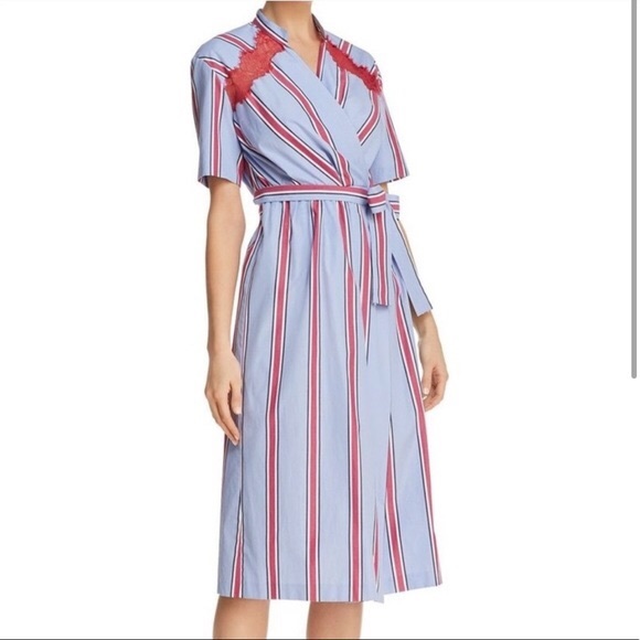 Sandro Dresses & Skirts - Sandro Paris mellow midi wrap dress